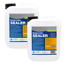 (2 x 5 Litres) Smartseal Premium Concrete Sealer - Easy to Apply Concrete Sealer - High Protection Concrete Sealant, Oil and Water Repellent, Food Safe.