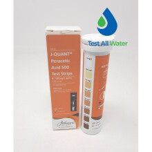 Peracetic Acid 0-500 Test Strips