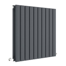 Aspire Anthracite Designer Radiator Horizontal Flat Panel Double Panel 600 x 586
