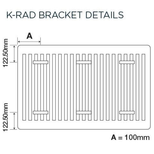 K Rad Kompact Type 11 Single Panel Radiator 600 x 700mm 2