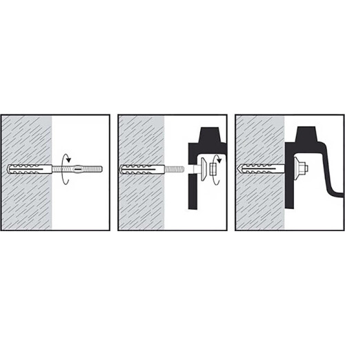 Wash Hand Basin Sink Cloakroom Wall Mounted Fixing Fitting Kit High Quality 2