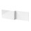 Modern Bathroom L Shaped Shower Bath Front Side Panel White Gloss MDF 1500mm 2