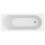 Bathroom 1500x700mm Single Ended Curved Bath Front Panel Acrylic White Bathtub 2