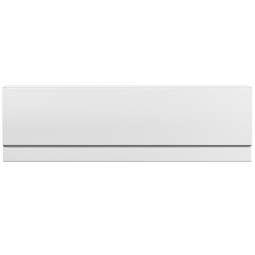 Bathroom 1500x700mm Single Ended Curved Bath Front Panel Acrylic White Bathtub 2