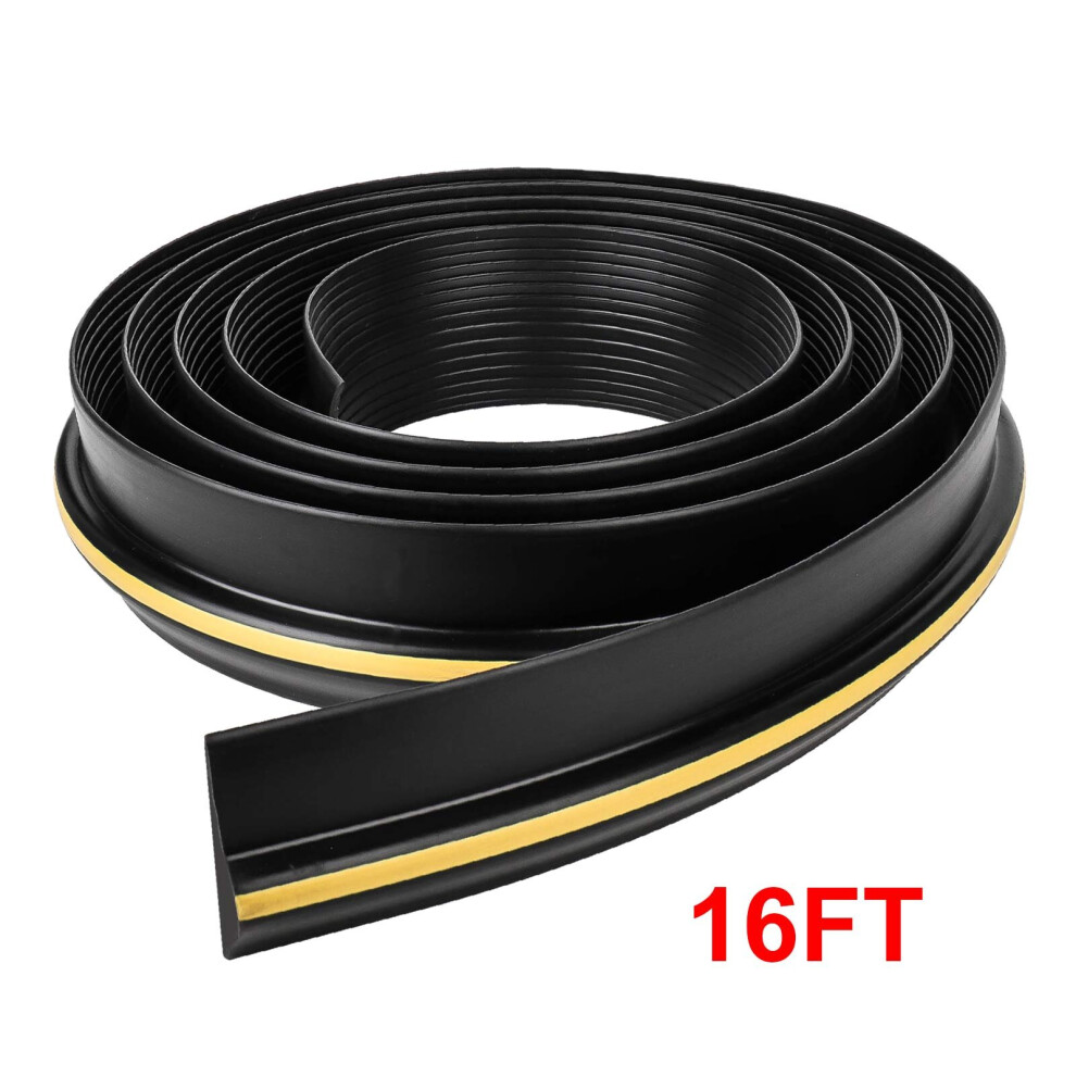 16ft Garage Door Floor Threshold Weather Seal Heavy Duty Rubber Draught Excluder