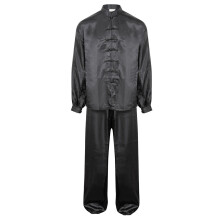 PLAYWELL TAI CHI / KUNG FU SILK UNIFORM - BLACK - 160 cm