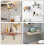 1pc Wall Mounted Folding Brackets 12inch Stainless Steel Hanging Bracket Foldable 5