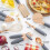 (Dark Blue) 7pcs Kitchen Gadget Set Kitchen Tools Set Stainless Steel Cookware Utensils Set 4