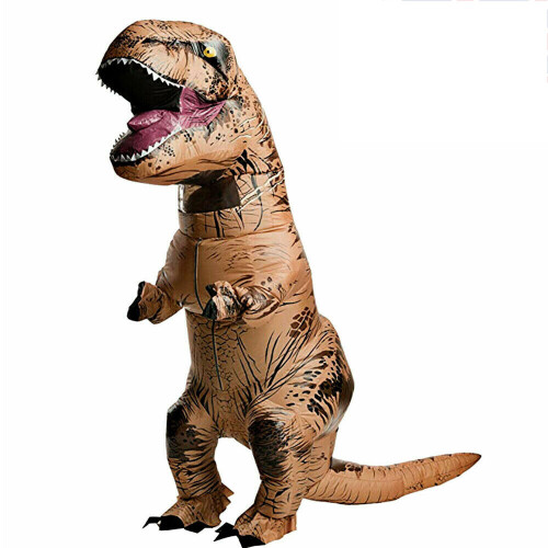 Adult Inflatable Costume T-Rex Dinosaur Costumes Halloween Fancy Dress