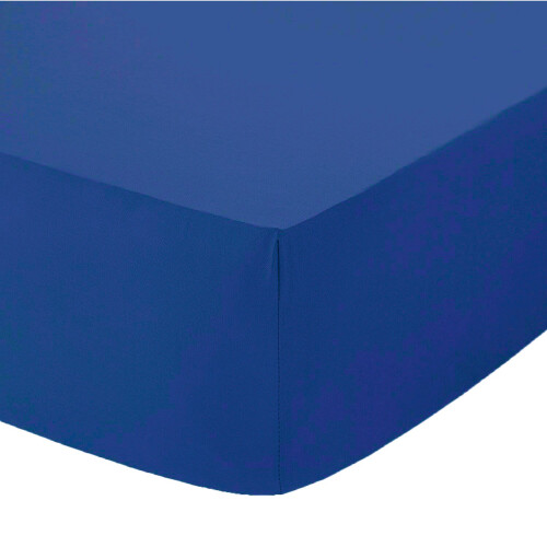 (Single, Royal Blue) Deep fitted Sheet 25cm BedSheets 100% PolyCotton