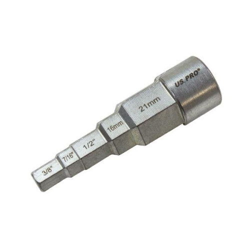 us pro US PRO Tools 1/2" Drive Radiator Spud Wrench 5 Steps 3468 1