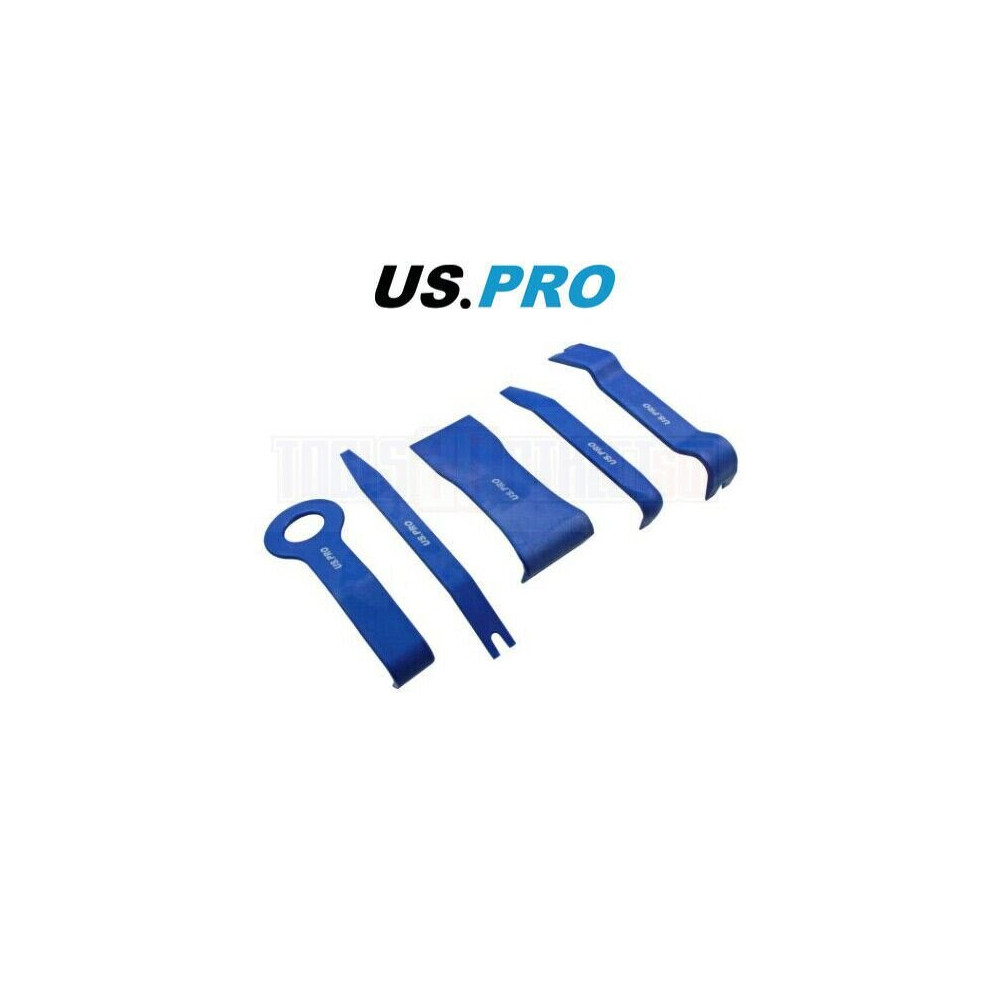 US PRO Tools Auto Trim & Moulding Removal Set Non Marking Panel Popper 5456