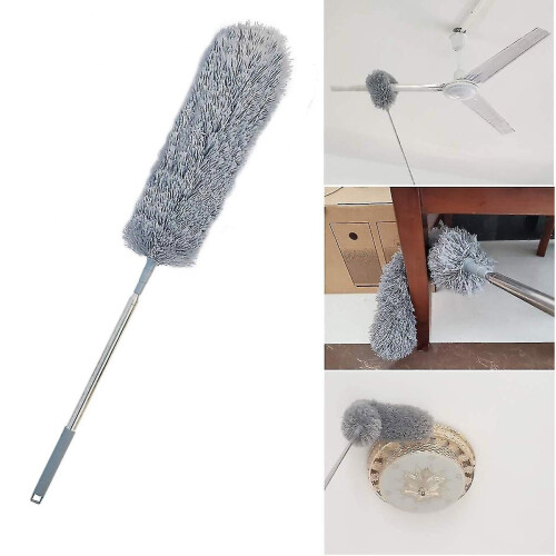 Duster Extendable Microfiber Long Handle Cleaner Feather Duster Ceiling Fan 1