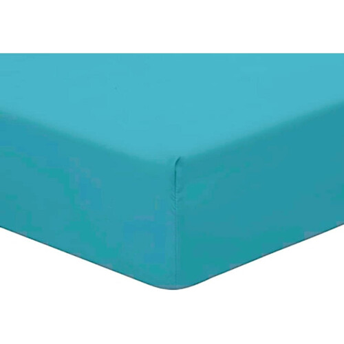 (Double, Teal) Deep fitted Sheet 25cm BedSheets 100% PolyCotton