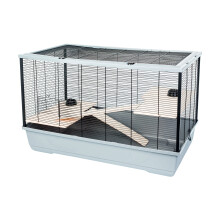 (Grey) Rat Hamster Pet Animal Cage 2 Tiers Langham XL