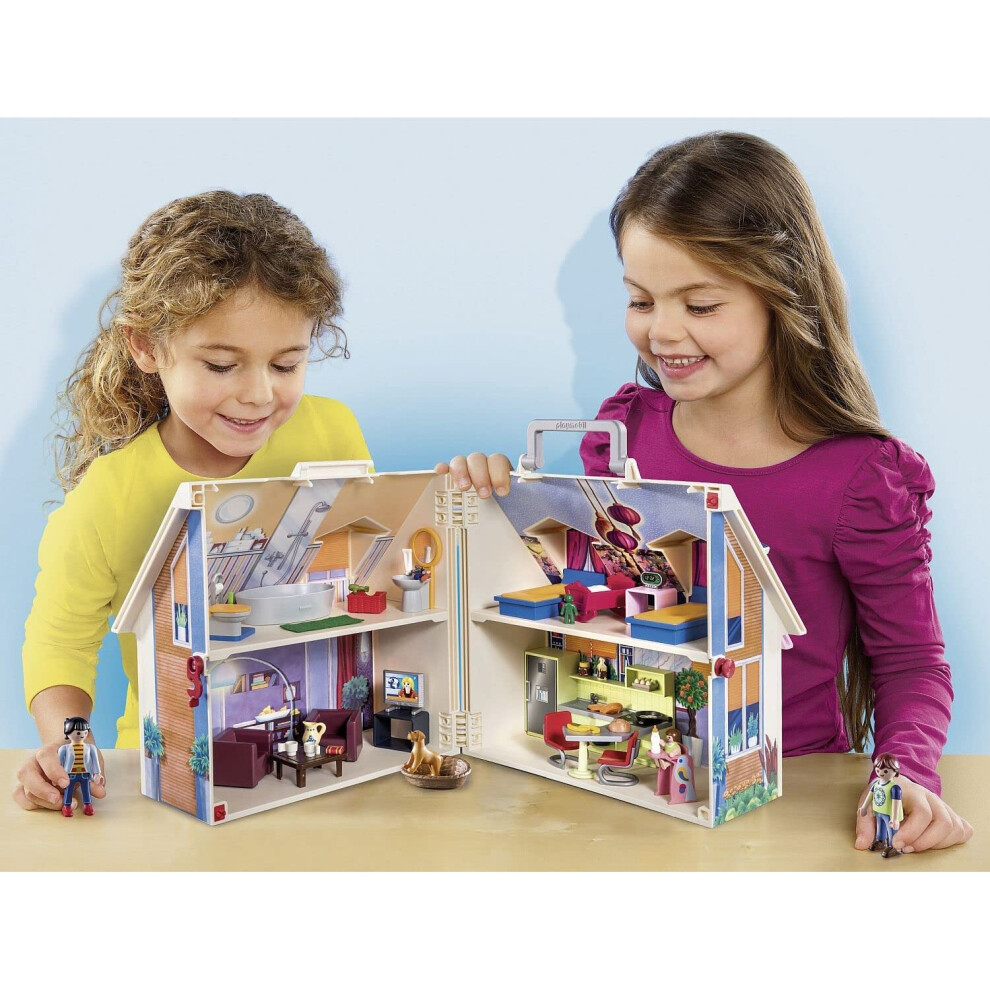 PLAYMOBIL Take Along Modern Doll House 70985 Portable Dolls House on OnBuy