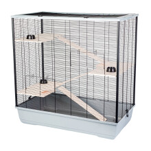 (Grey) Rat Hamster Pet Animal 3 Tiers Cage The Belfry XL
