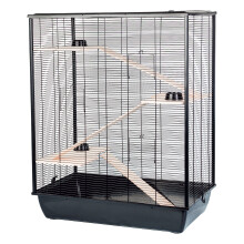 (Black) Rat Hamster Pet Animal 3 Tiers Cage The Belfry