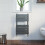 Modern Flat Panel Heated Towel Rail Radiator Anthracite 650x400 Straight Valves 2