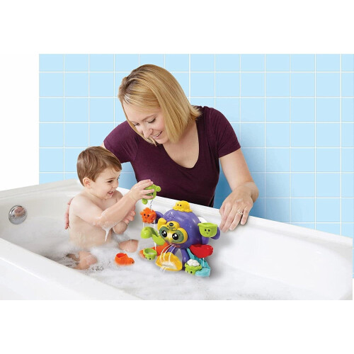 VTech VTech Splash & Play Octopus Interactive Bath Time Activity Toy with Sounds & Phrases 2