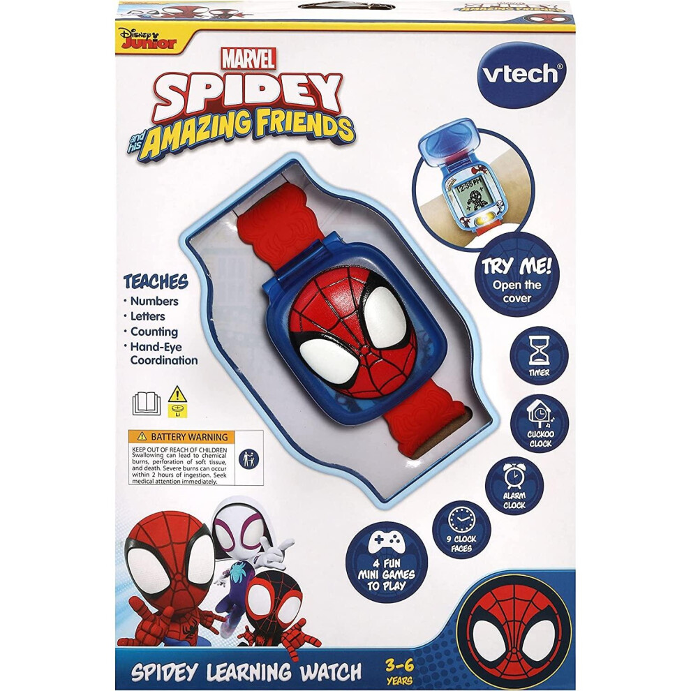 VTech Spidey and His Amazing Friends Spidey Learning Watch