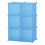 (Blue) Hampton & Stewart DIY 6 CUBE ORGANISER 2