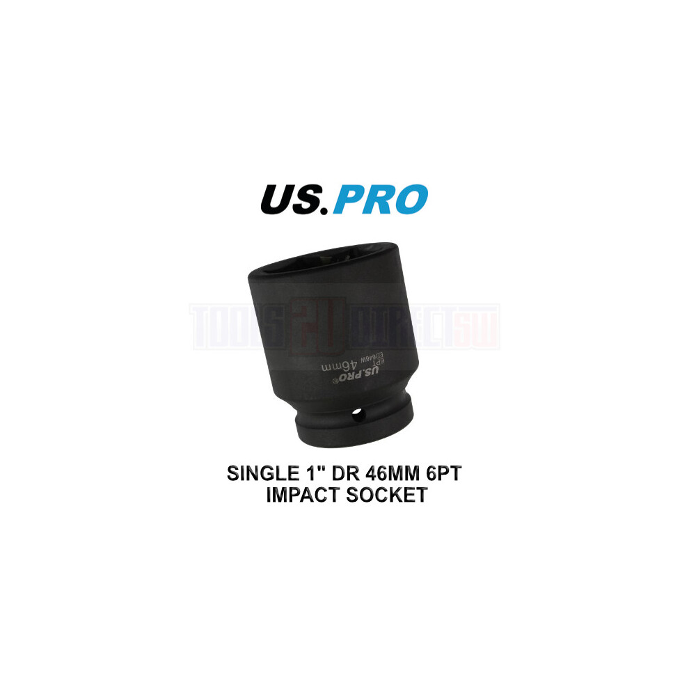 US PRO Tools 46mm 1" DR 6 Point Impact Socket 3748