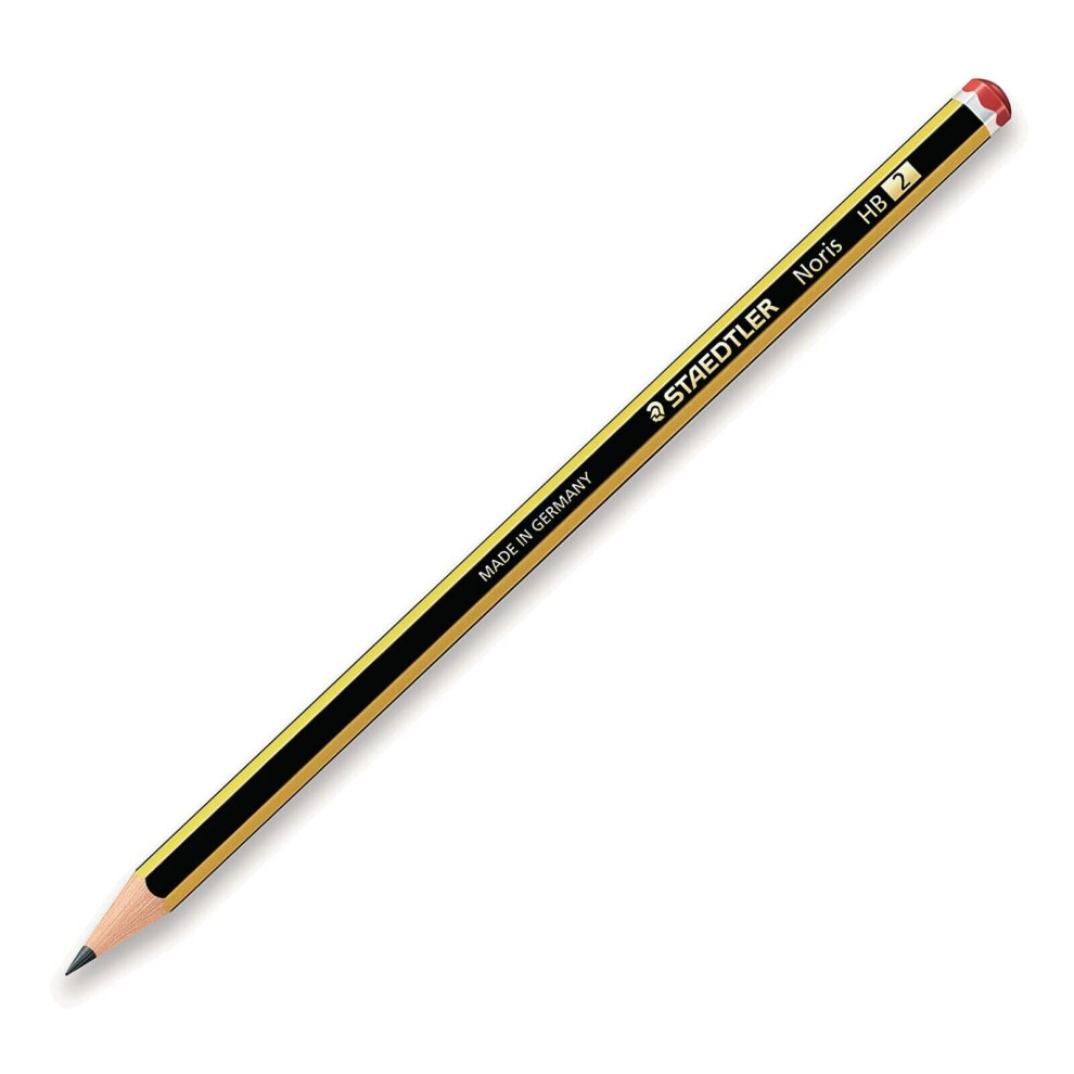 Staedtler Noris School Pencils - 121 - Hb - Single Yellow/Black