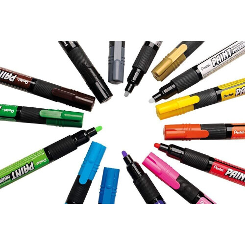 Pentel Pentel Permanent Cellulose Paint Marker Pens - MMP20 - Single - Blue 2