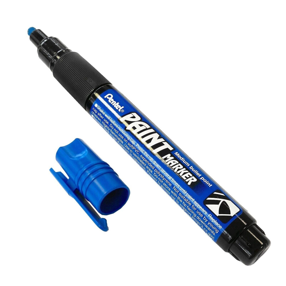 Pentel Permanent Cellulose Paint Marker Pens - MMP20 - Single - Blue