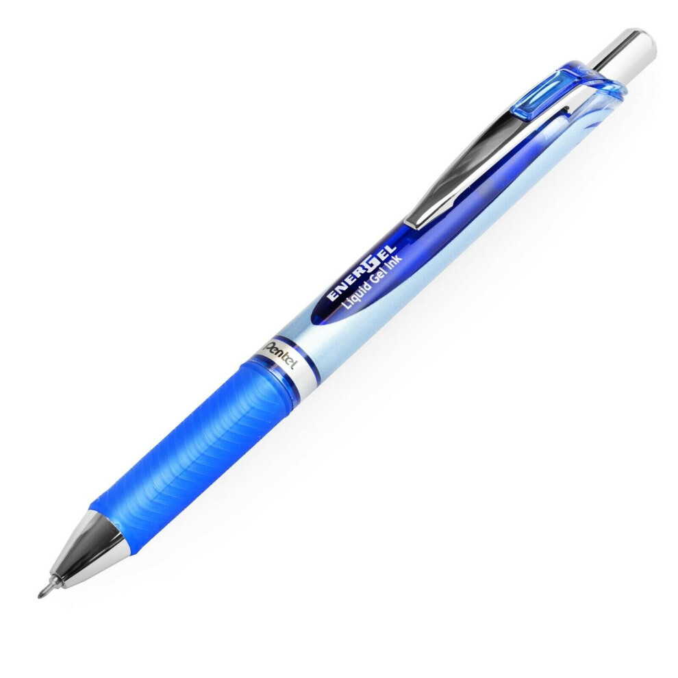 Pentel Energel BLN75 Retractable Gel Ink Rollerball Pen - 0.5mm - Blue - Single Pen