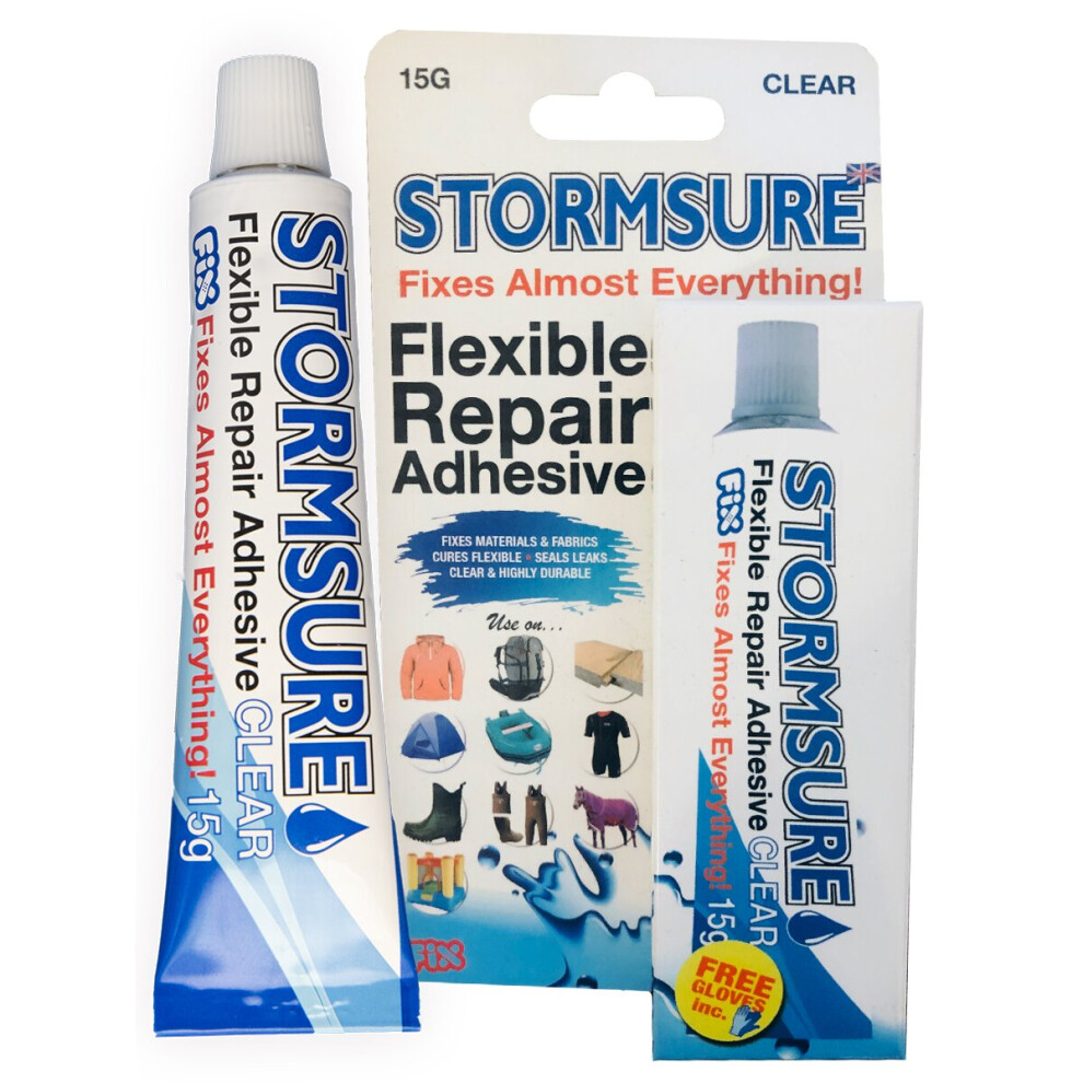 Stormsure Flexible Repair Adhesive 15G - Clear 5060219660001