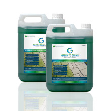 (2 x 5 Litres) Biodegradable Algae and Organic Growth Remover - Smartseal Green to Clean