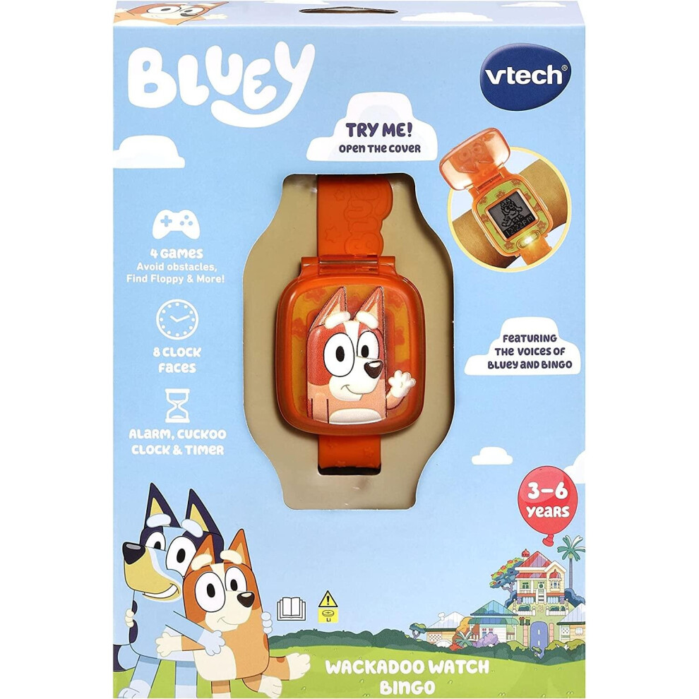 Vtech Bluey Wackadoo Bingo Learning Watch }240G 554563 Rk2s2