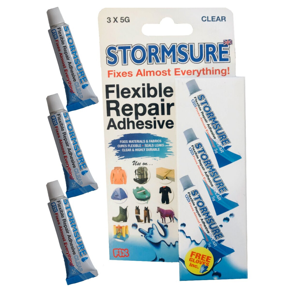 Stormsure Flexible Repair Adhesive 3 x 5g