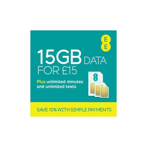 EE 15GB Pay as You Go SIM Card 2