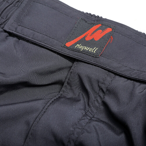 (28 ") PLAYWELL PRO MMA PLAIN BLACK TRAINING SHORTS 2