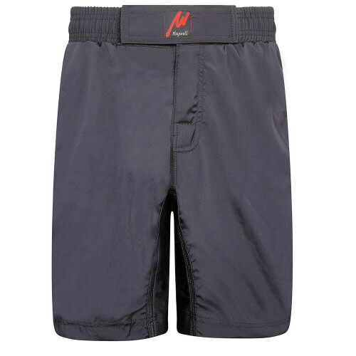 (30 ") PLAYWELL PRO MMA PLAIN BLACK TRAINING SHORTS