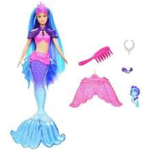 Barbie Meerjungfrauen-Power Puppen-Set, Barbie "Malibu" mit Seepferdchen & Zubehör