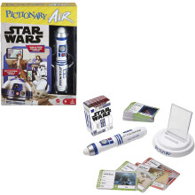 Gioco di Disegno Pictionary Air Star Wars per Famiglie con R2-D2 e Due Livelli di Indizi, HHM48