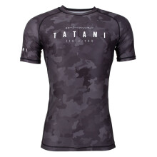 TATAMI ADULTS STEALTH CAMO SHORT SLEEVE RASH GUARD - SMALL