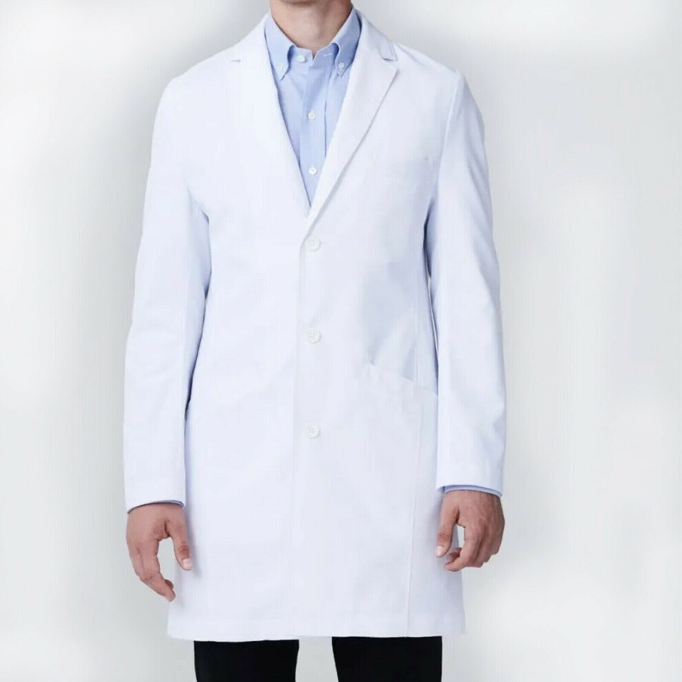 (2XL) Lab coat White Hospital Medical doctor lab coat UK