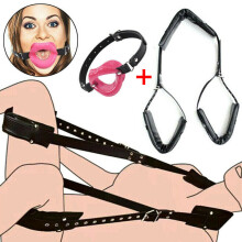 2 PCS Adult BDSM Leather Set Fetish Fantasies Sex Toys Fun Best