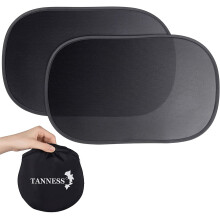 Tanness Car Sun Shade 2 Pack,Car Window Shades for Kids Baby Pet UV Rays/Sunlight Protection,Car Side Windscreen Window,Self-Adhesive Car Sun