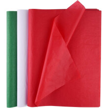 MIAHART 60 Sheets Christmas Tissue Paper 50 * 35cm Christmas Wrapping Paper for DIY and Craft Gift Bags Decorations (Multicolor)