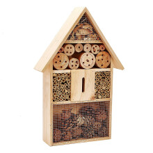 Pet Ting Wooden Insect Hotel Bee Butterfly Ladybird Box Aid Large Wood House 48CM