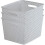 Curver CURVER My Style 3 x 18 Litre - Large Grey 1