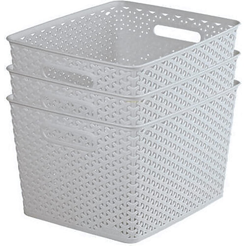 Curver CURVER My Style 3 x 18 Litre - Large Grey