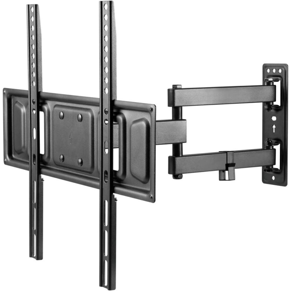 TV Wall Bracket Mount 42â â 55â, SLx Full Motion Strong Slim Profile TV Bracket Max VESA 400 * 400 with Built In Spirit Level & Wall Fixing Kit