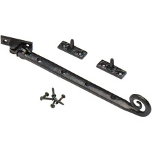 Merriway? BH01577 Window Casement Stays, 250mm (10 inch) - Black Antique